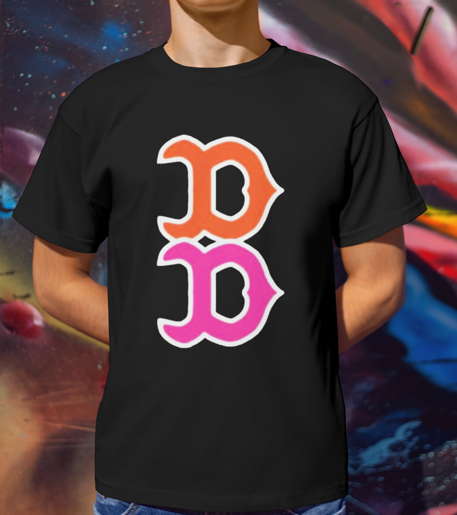 Boston Red Sox Double D Dunkin’ Colors T-Shirt