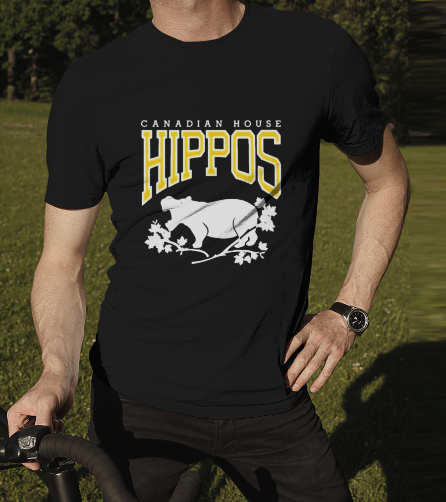 Canadian House Hippos Maple Leaf T-Shirt
