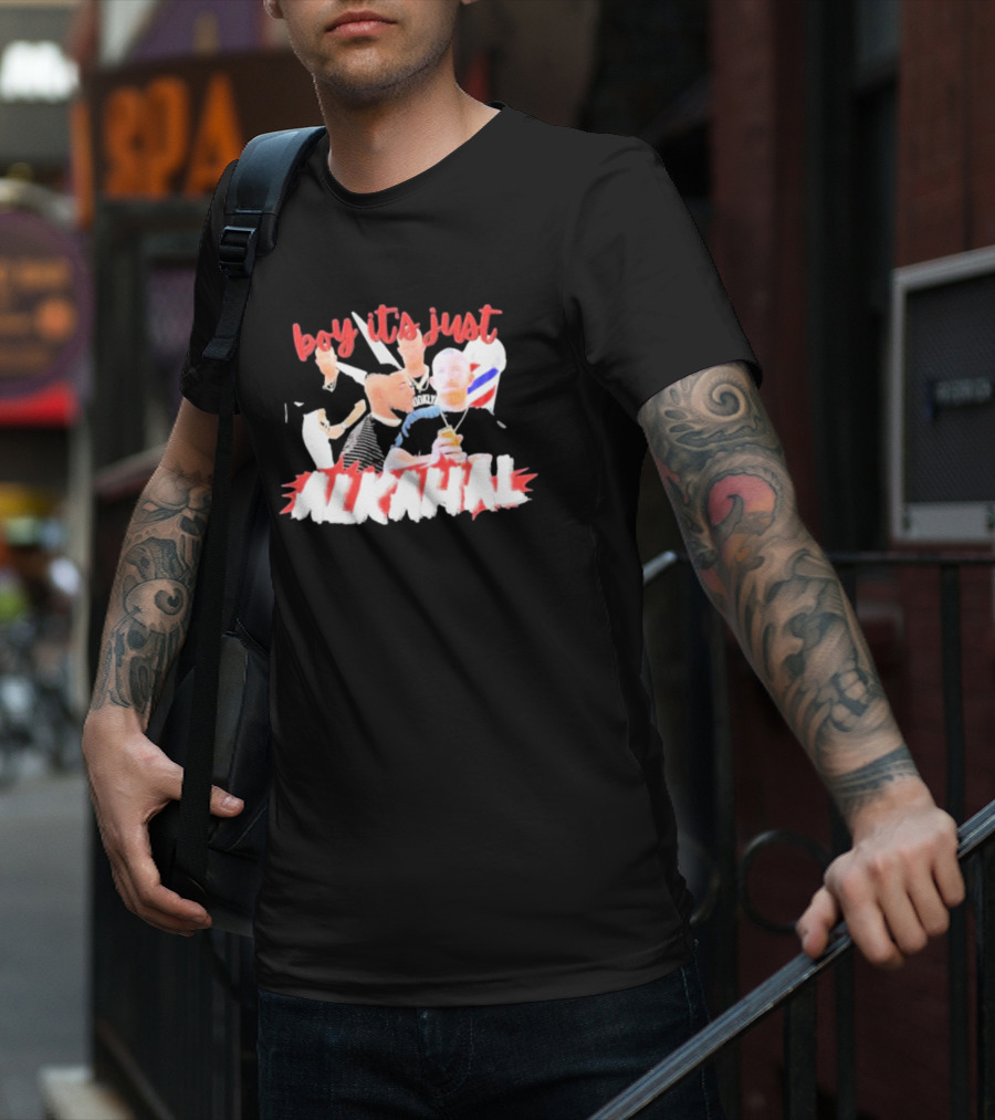 Boy It’s Just Alkahal Barber Shop Scene T-Shirt