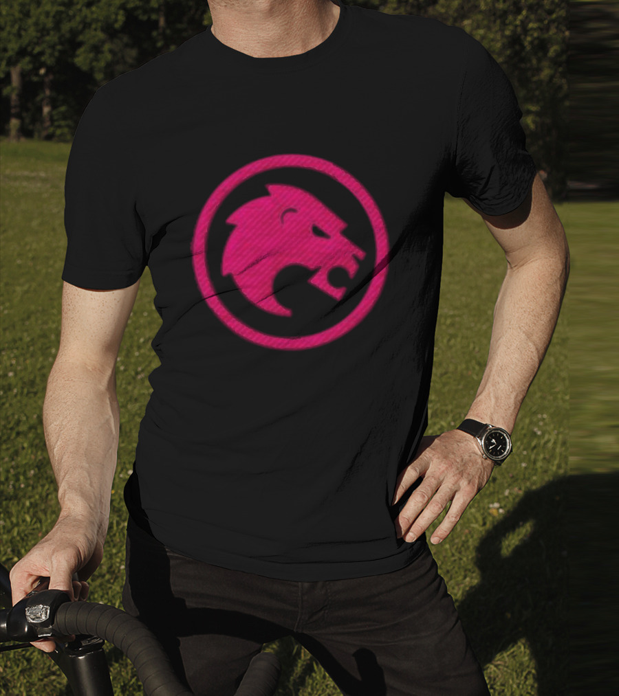 Jon Rahm Sponsor Legion XIII Pink Lion Emblem T-Shirt