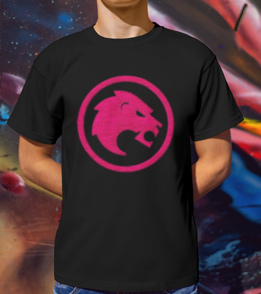 Jon Rahm Sponsor Legion XIII Pink Lion Emblem T-Shirt