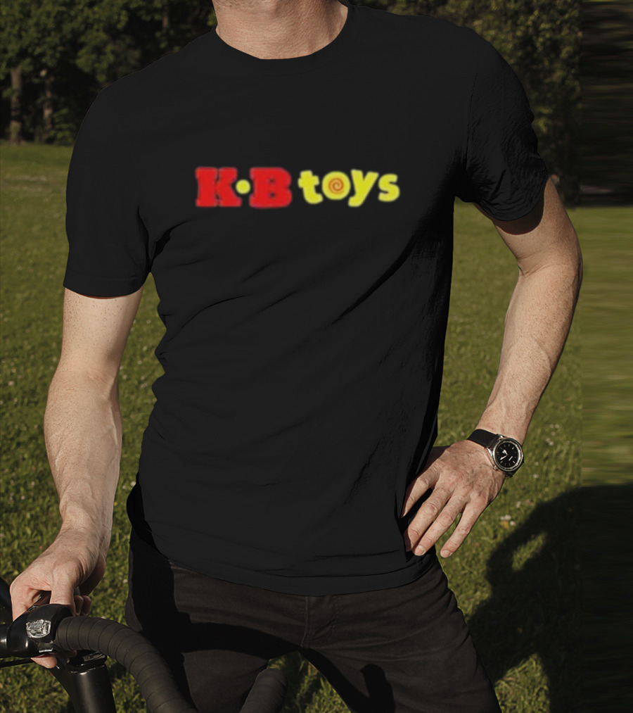 KB Toys Red Yellow Spiral T-Shirt