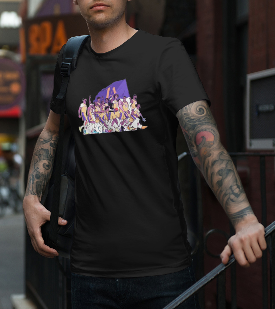 Let’s Go Lakers Lockstep LA Team Spirit T-Shirt
