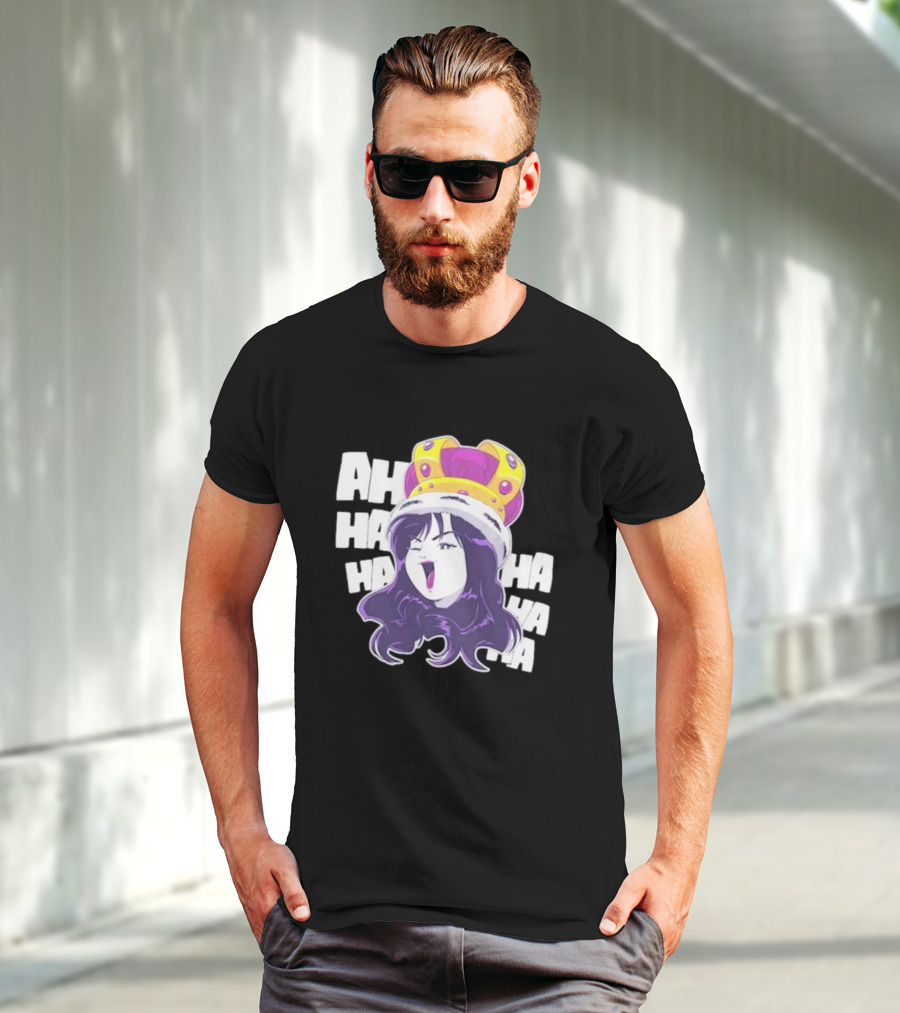 Ms Sakura Haha King Crown Laugh T-Shirt