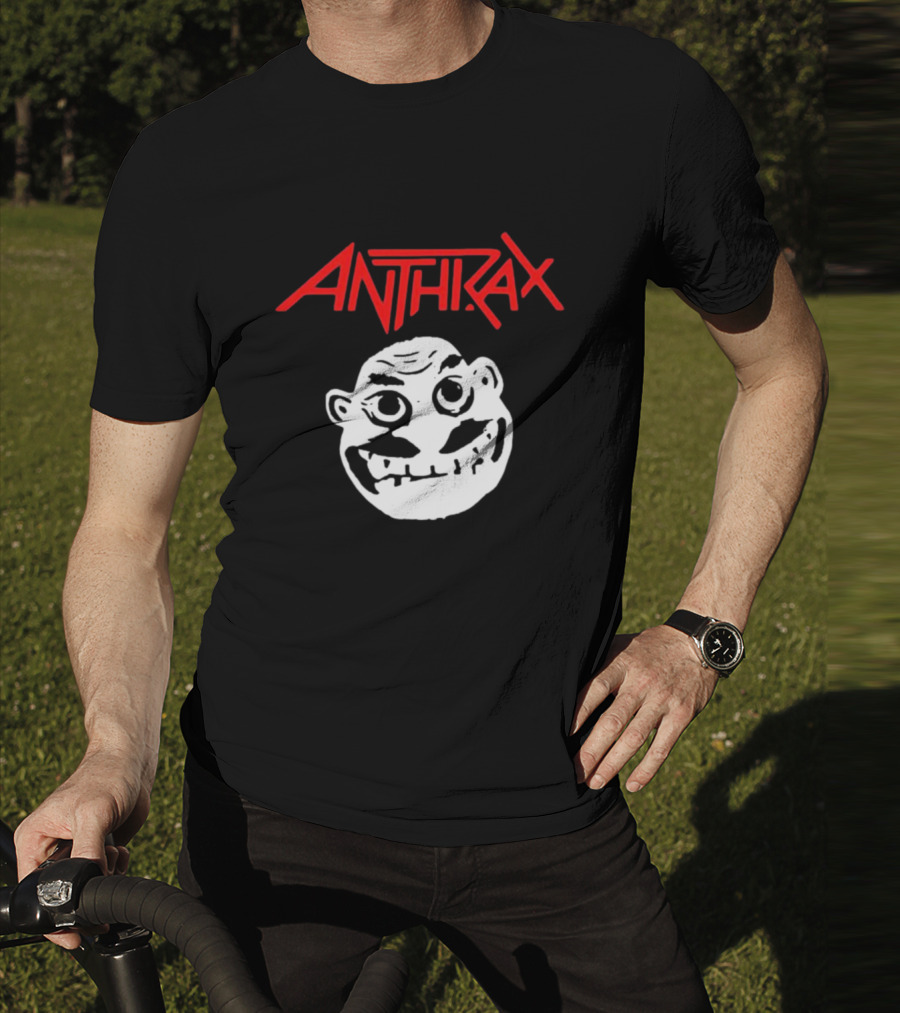 Rare Anthrax Angry Face T-Shirt