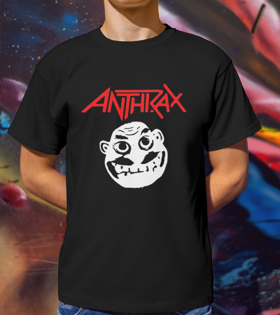 Rare Anthrax Angry Face T-Shirt