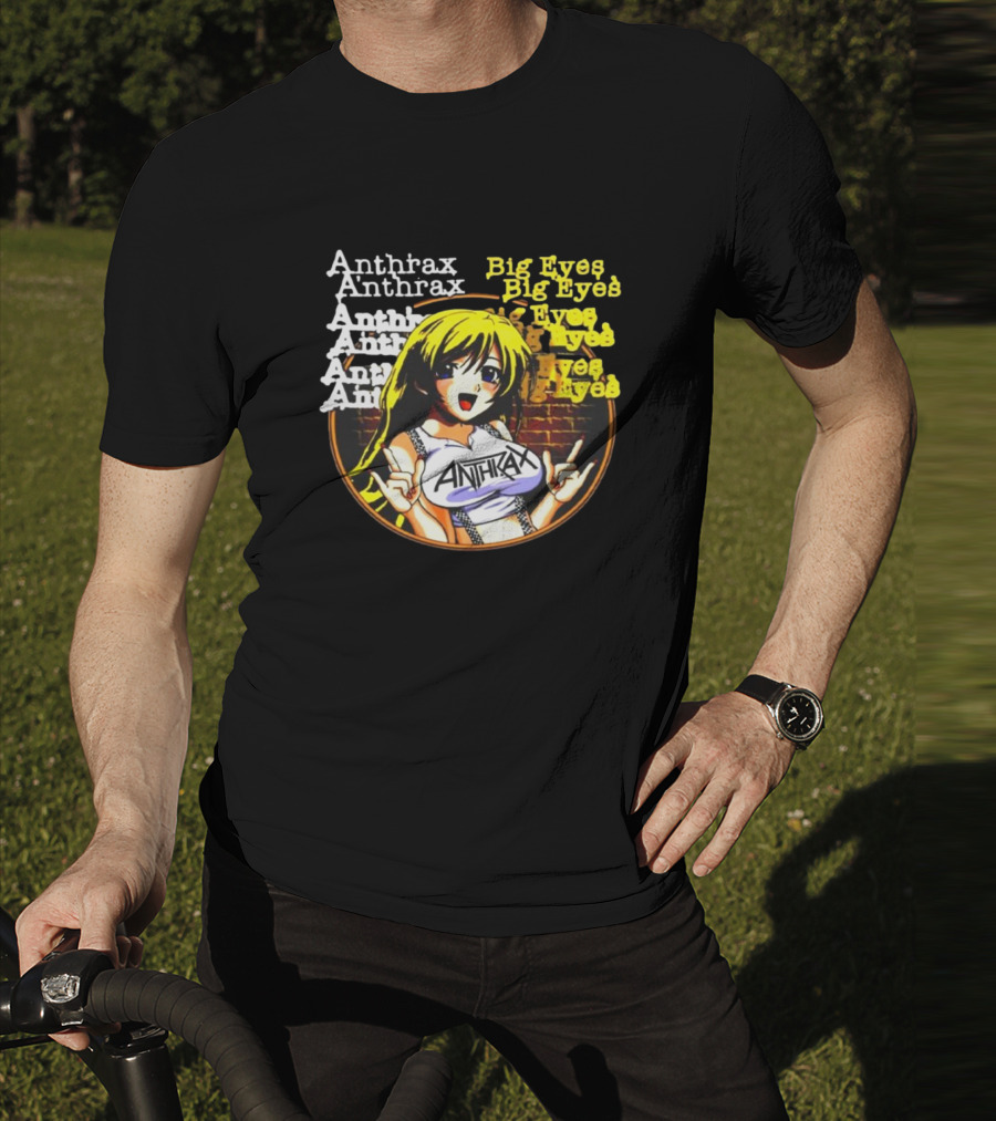 Anthrax Big Eyes Vintage Manga T-Shirt