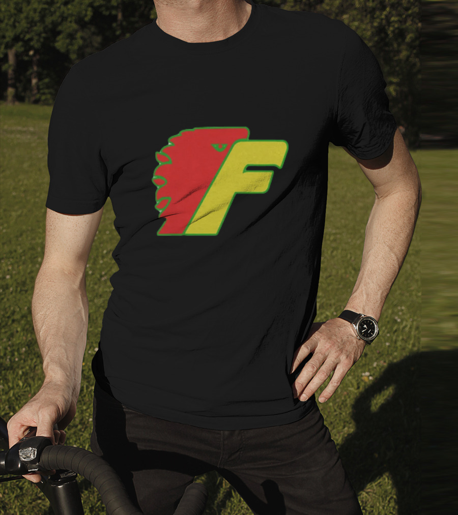Philadelphia Firebirds Hockey Logo Red Green Yellow F T-Shirt