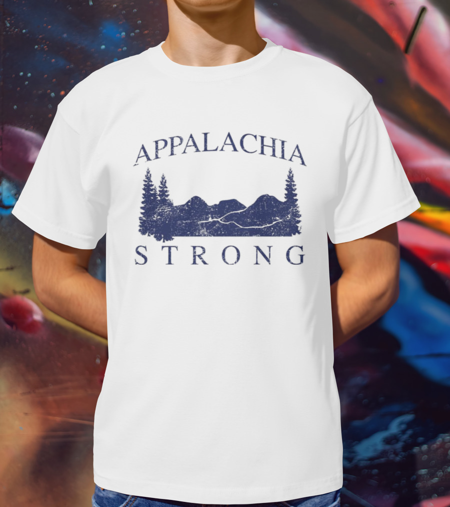 Appalachia Mountain Strong Rugged Treeline T-Shirt