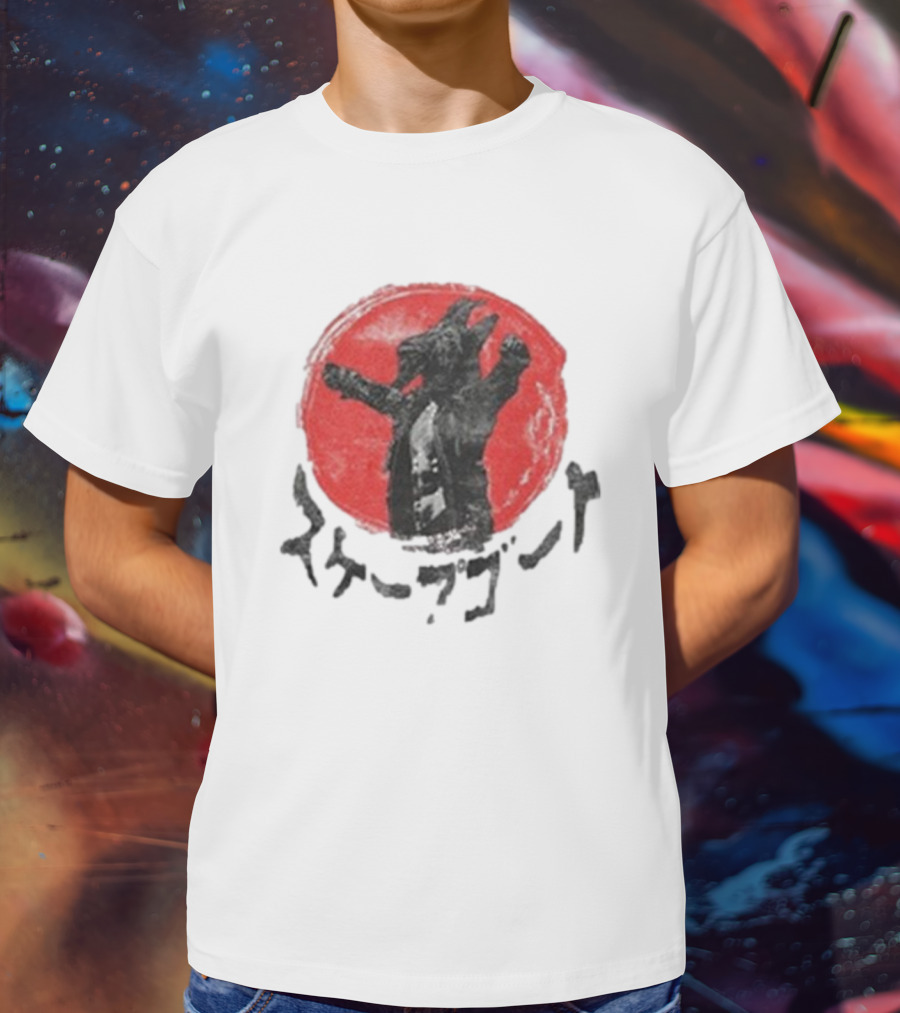 Scapegoat Kanji Red Circle Japanese Character T-Shirt