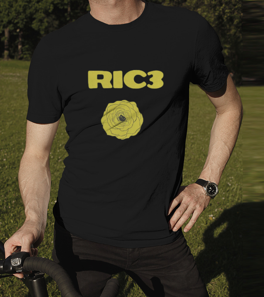 RIC3 Yellow Rose Daniel Ricciardo Merch T-Shirt