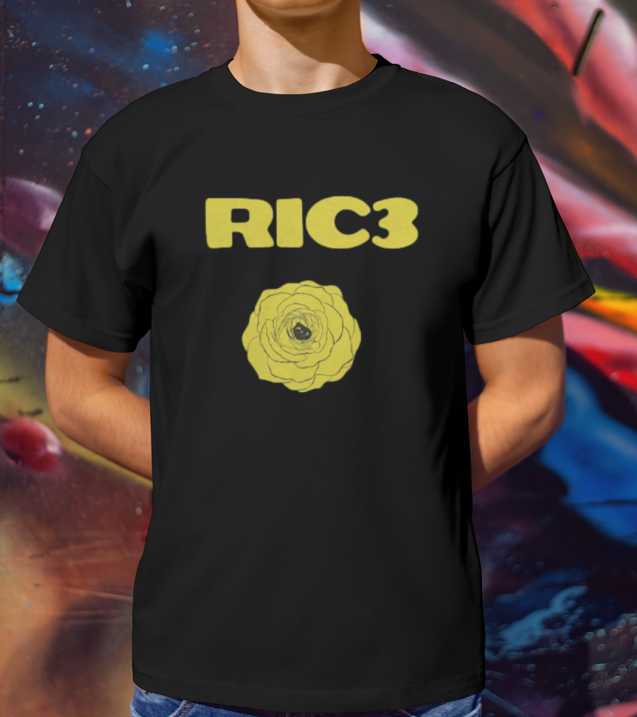 RIC3 Yellow Rose Daniel Ricciardo Merch T-Shirt