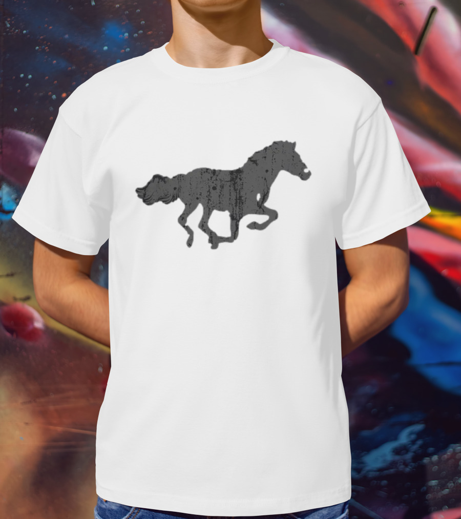 Vintage Horse Print T-Shirt