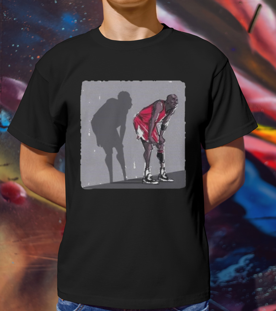 Jack Perkins Me And My Shadow Basketball Legend Icon Shadow T-Shirt