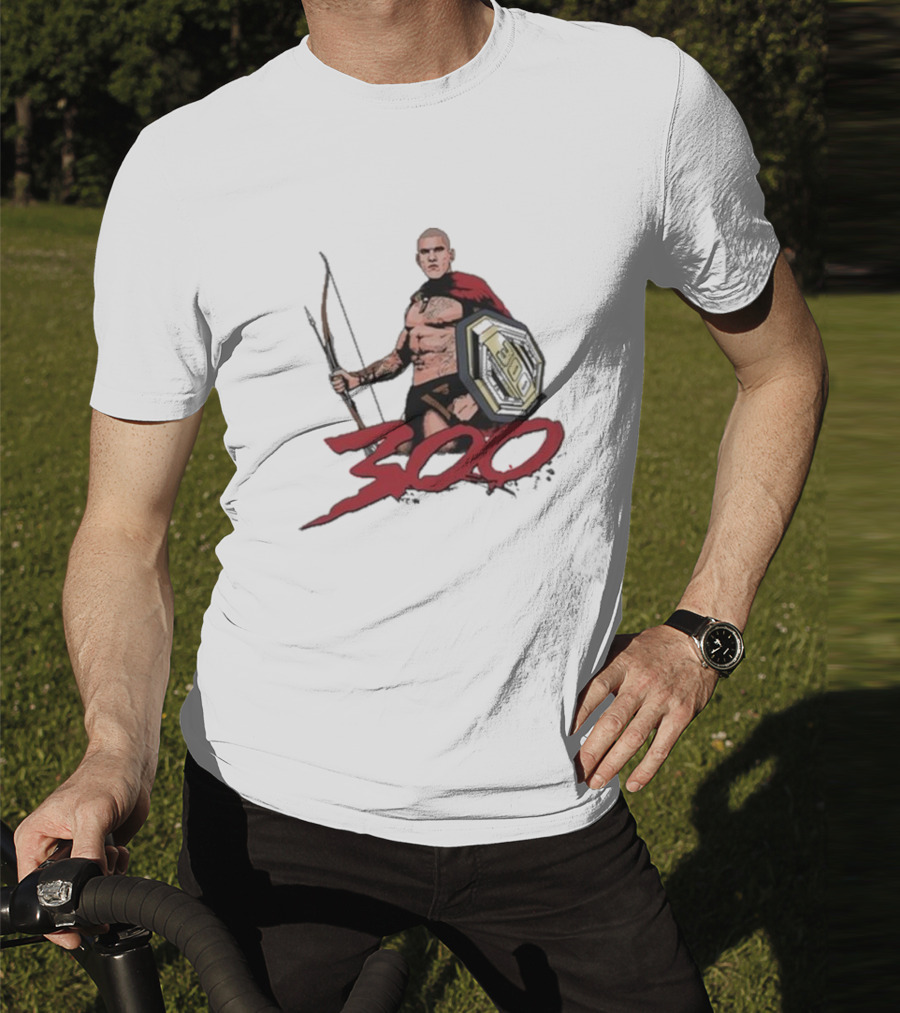 Alex Pereira Poatan 300 Spartan Warrior With Bow And Shield T-Shirt