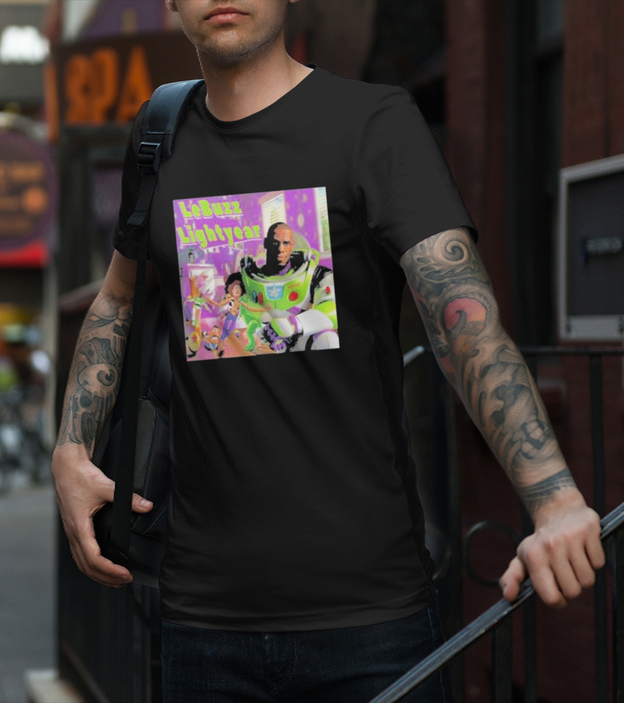 LeBuzz Lightyear Lebron James Toy Story Crossover T-Shirt