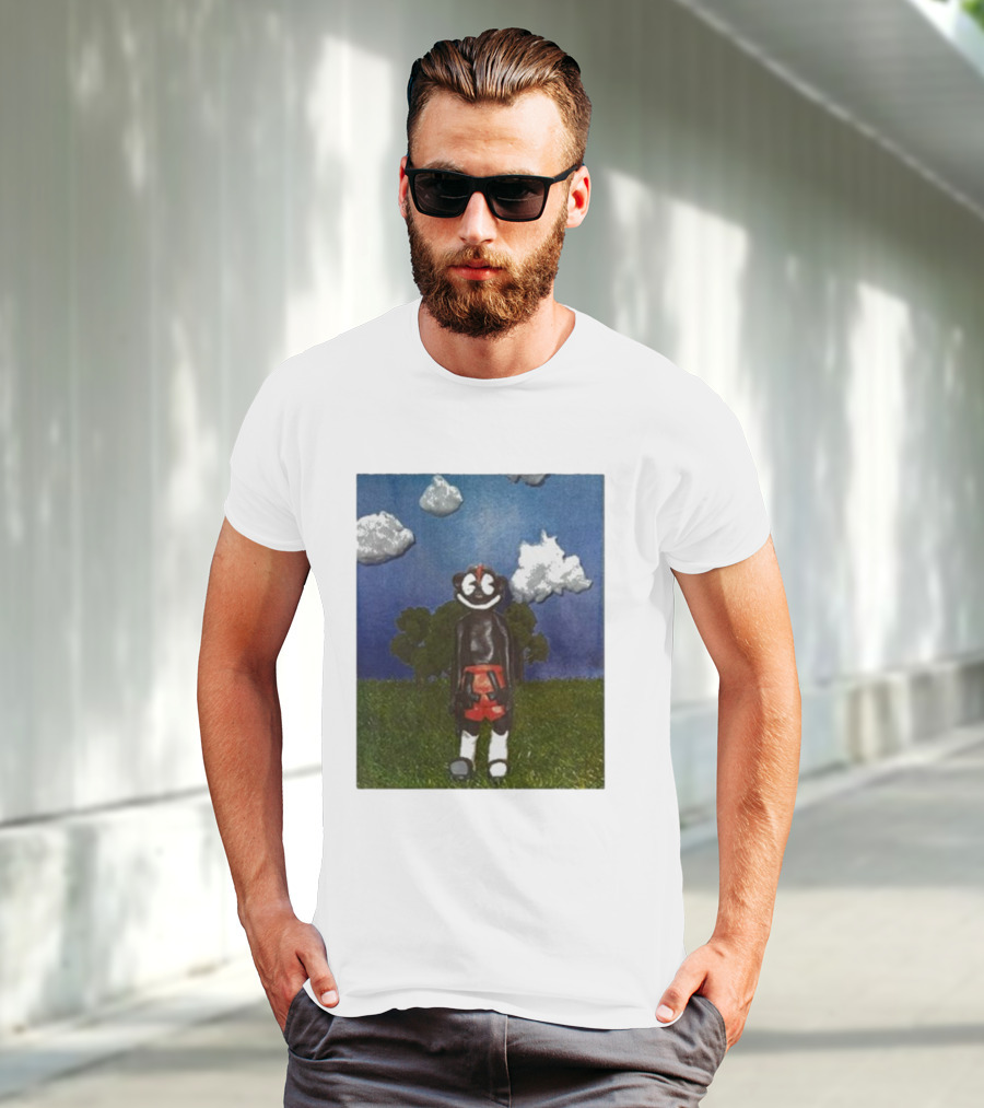 Lil Darkie Sunrise Character With Clouds And Trees T-Shirt