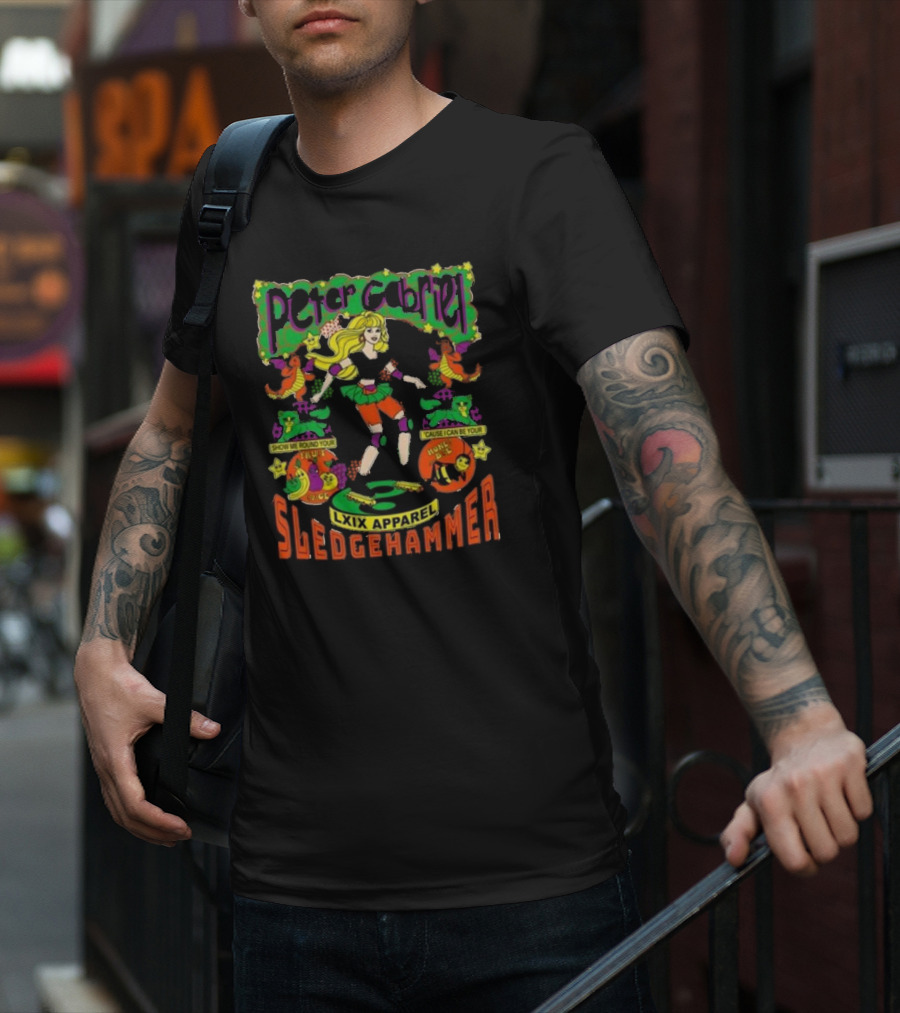 Peter Gabriel Sledgehammer Lxix Apparel Show Me Round Your House T-Shirt