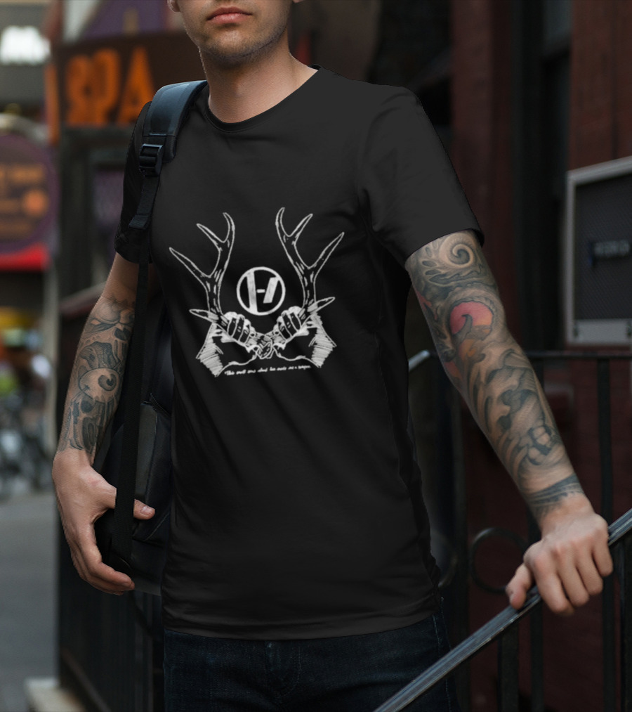 Twenty One Pilots Antler Symbol With This Small Eerie Island Has Made Me A Weapon T-Shirt