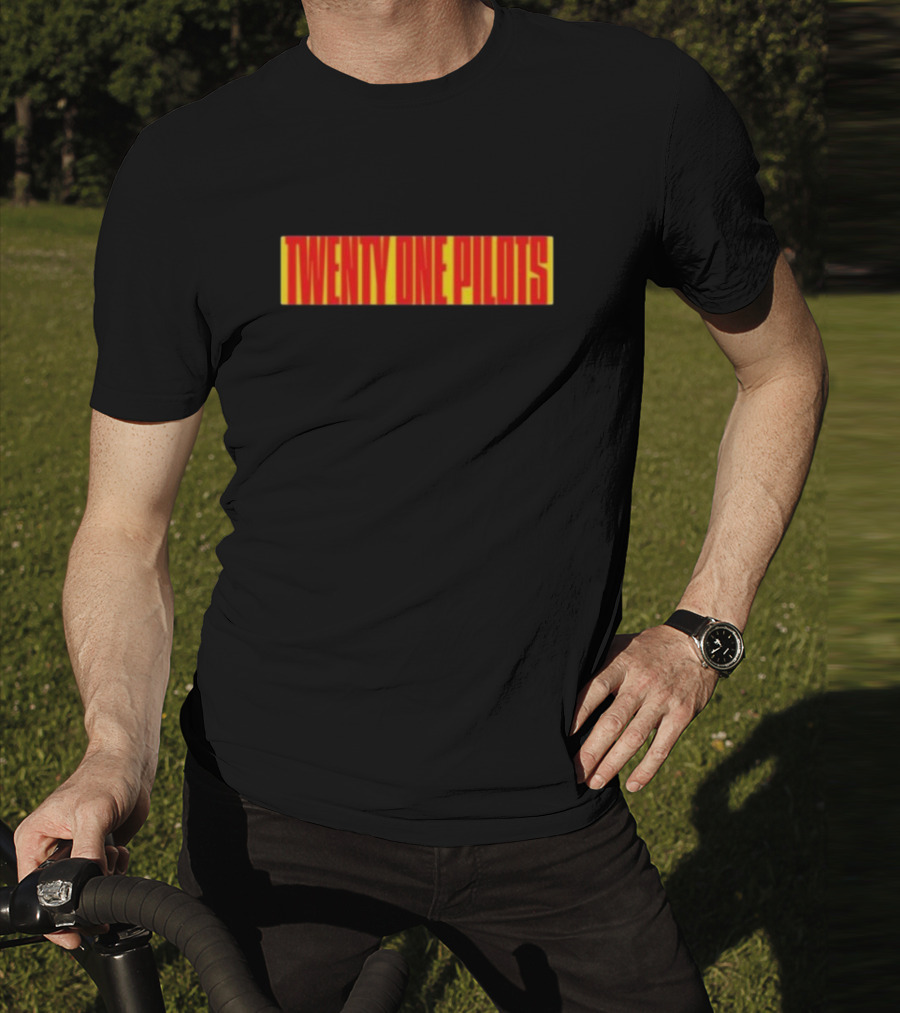 Twenty One Pilots Red Block Wordmark T-Shirt