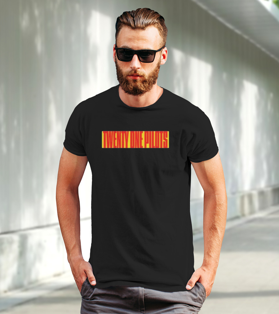 Twenty One Pilots Red Block Wordmark T-Shirt