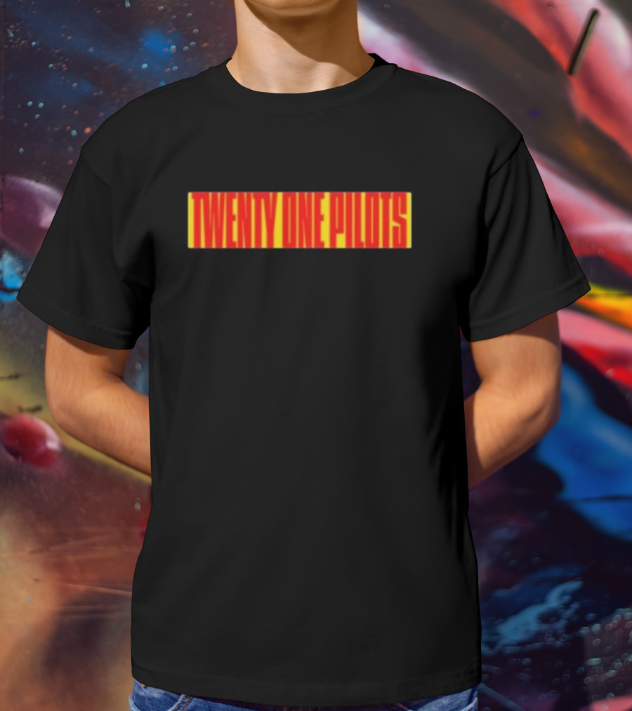 Twenty One Pilots Red Block Wordmark T-Shirt