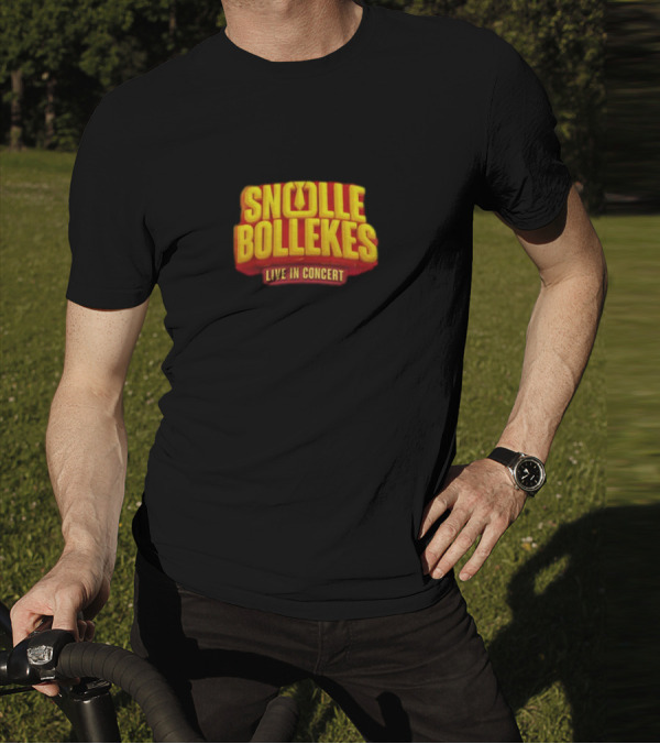 Snollebollekes Live In Concert Official Merchandise Rode T-Shirt