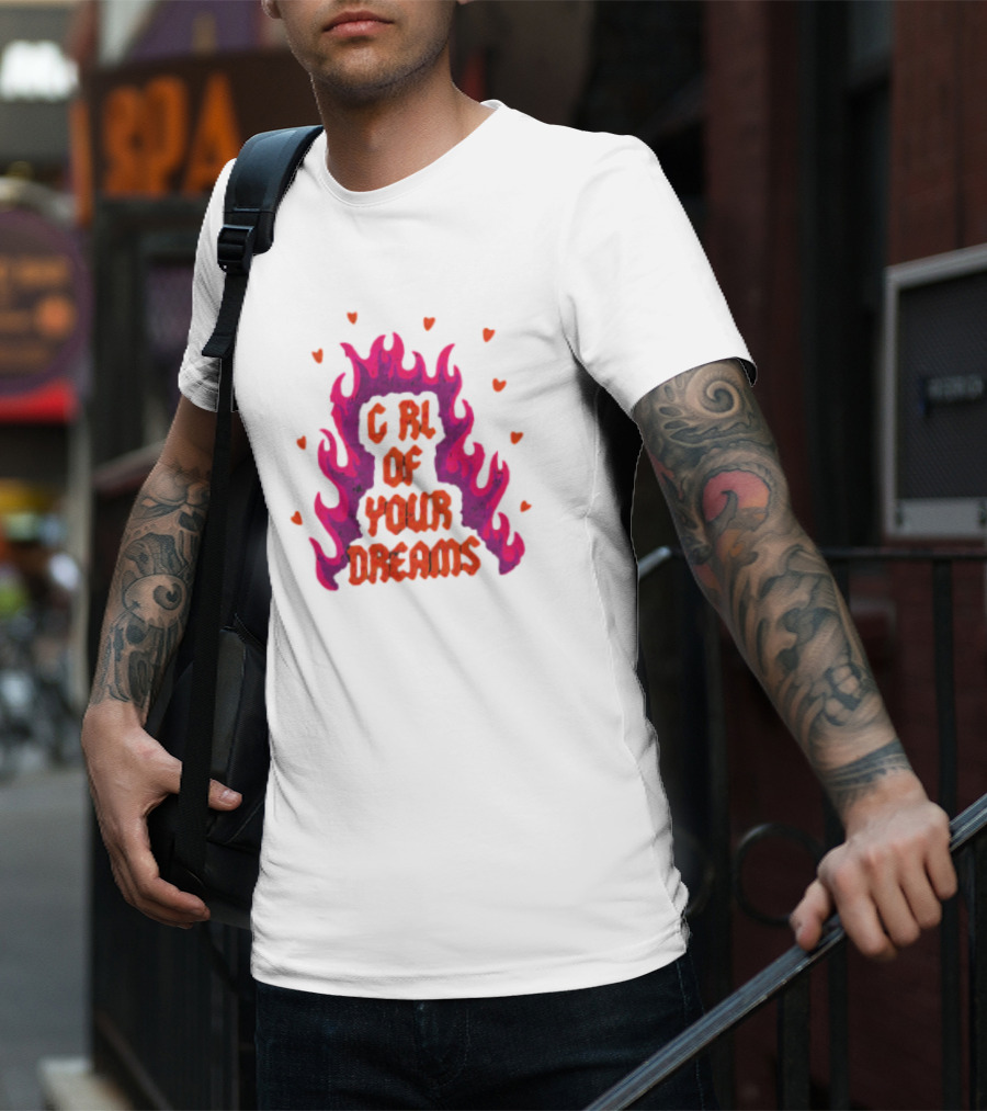 Dylan Girl Of Your Dreams Flame Hearts T-Shirt
