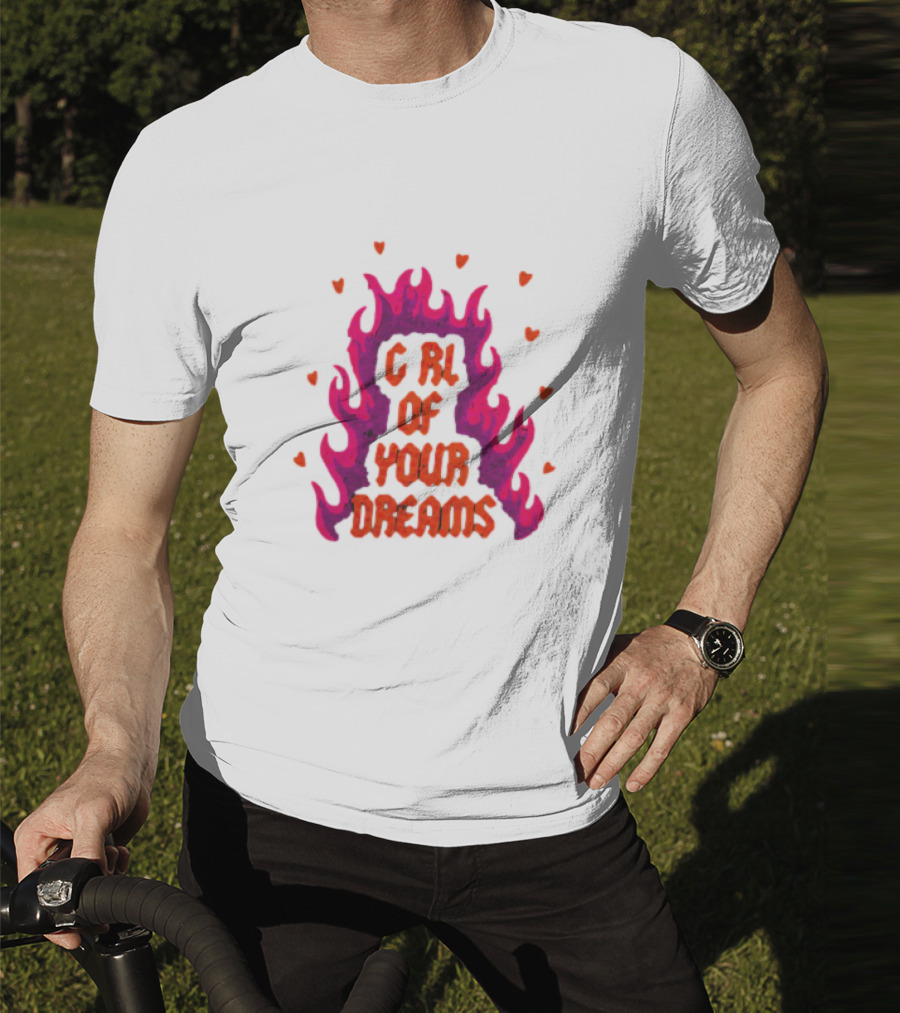 Dylan Girl Of Your Dreams Flame Hearts T-Shirt