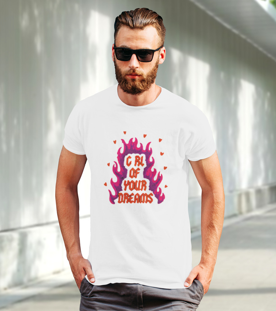 Dylan Girl Of Your Dreams Flame Hearts T-Shirt