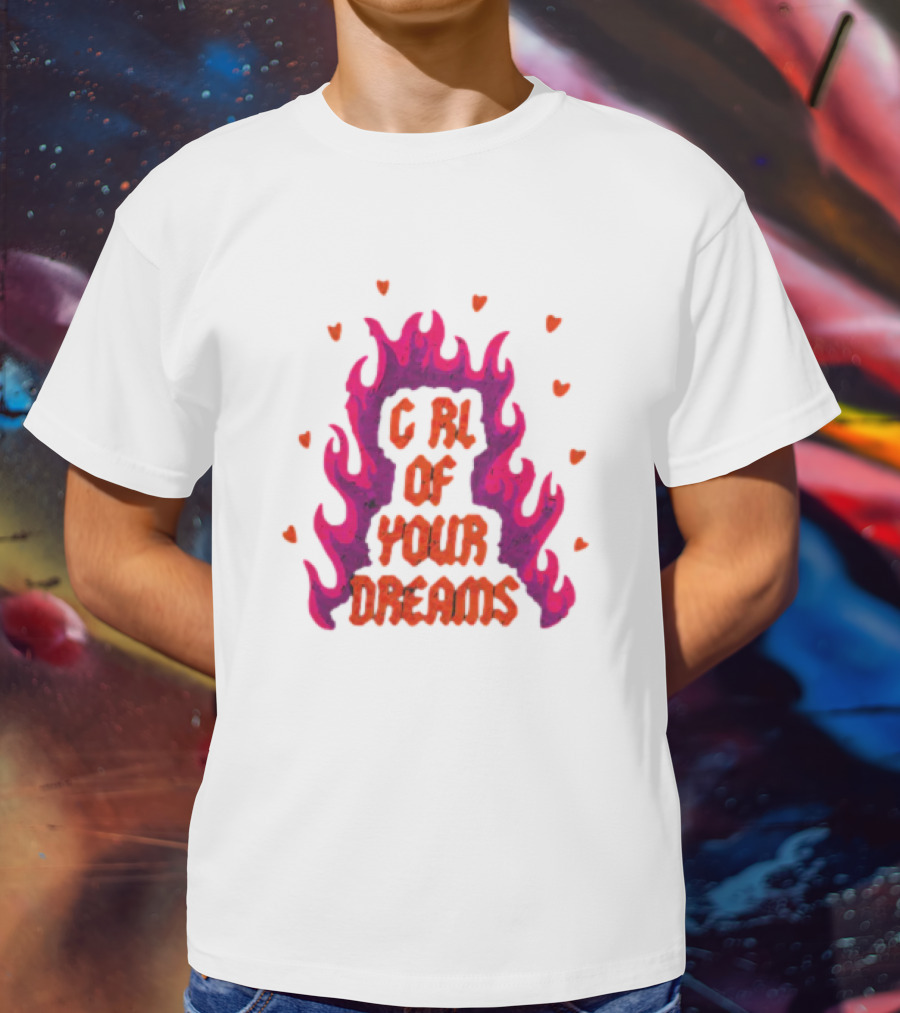 Dylan Girl Of Your Dreams Flame Hearts T-Shirt