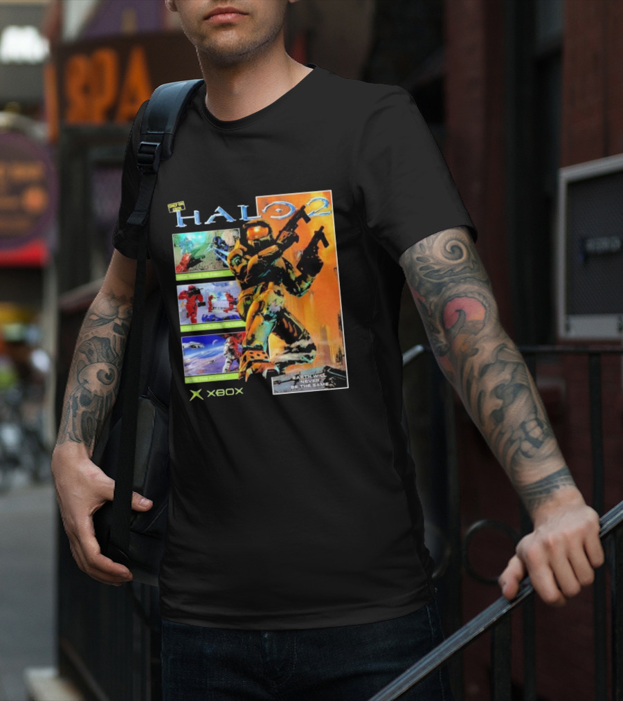 Halo 2 Master Chief Xbox Matchmaking Earth Will Never Be The Same T-Shirt