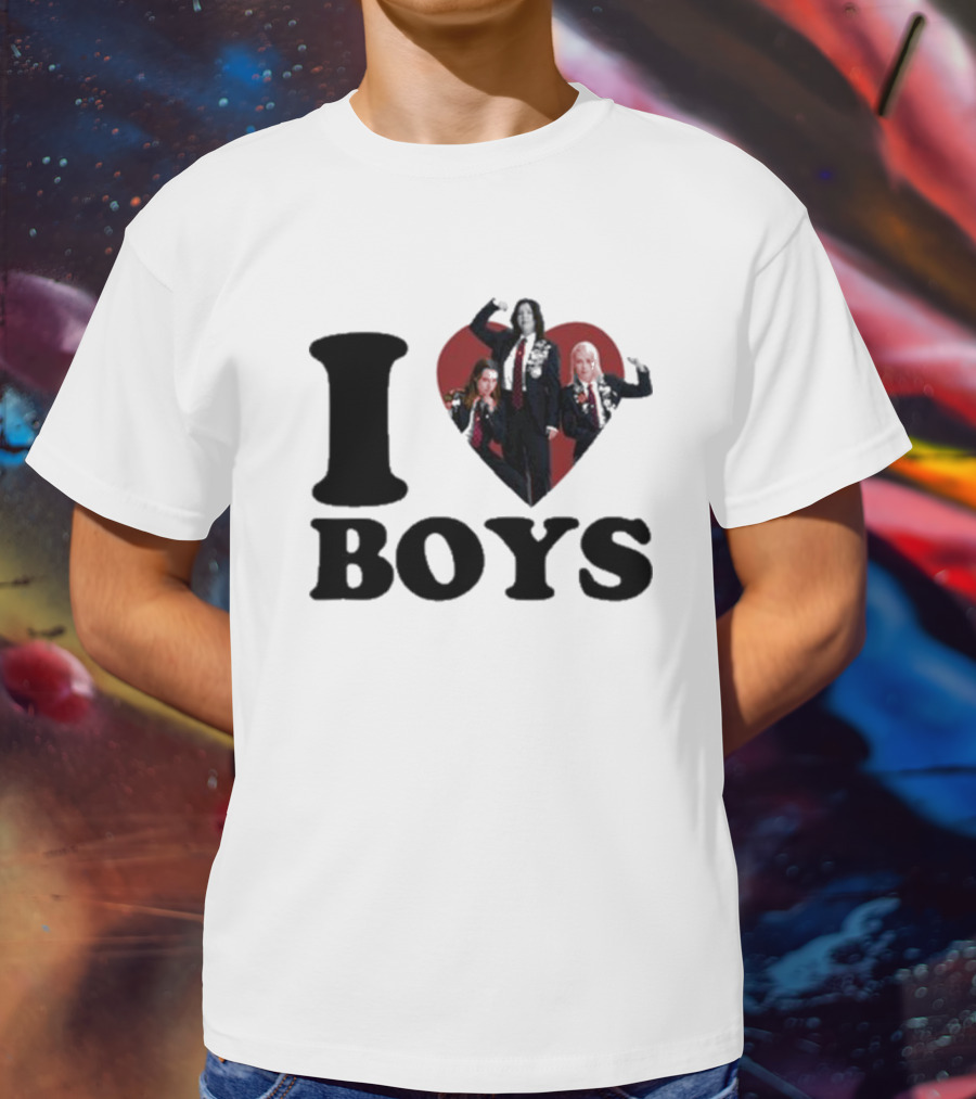 I Heart Boys Boygenius Trio In Heart T-Shirt