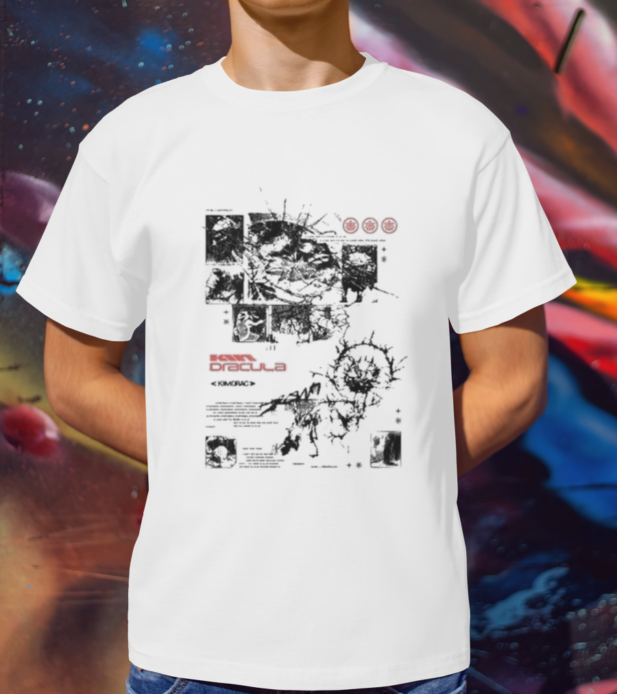 Kim Dracula Comic Style Graphics KIMOFACI T-Shirt