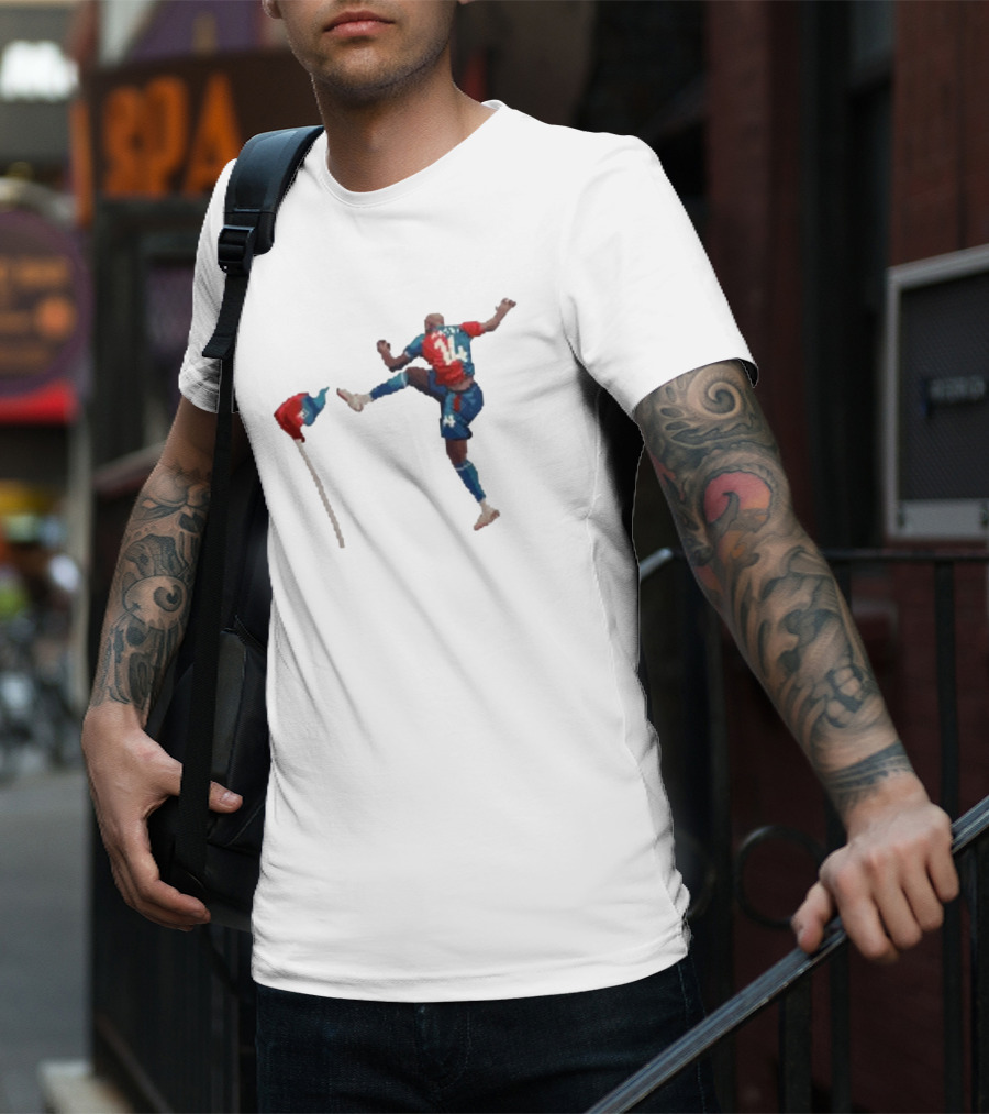 Mateta Pixel Jpm 16 Bit Street Fighter Retro Soccer T-Shirt