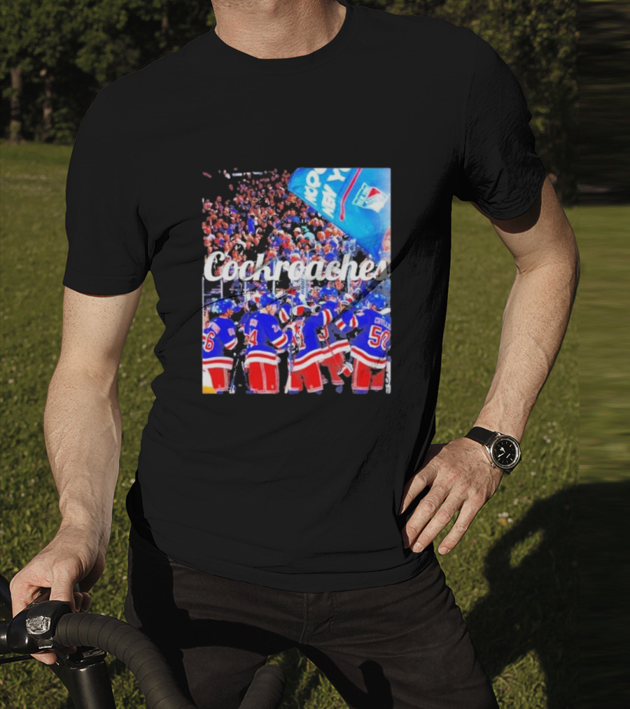 New York Rangers Cockroaches Fans Hockey Team T-Shirt