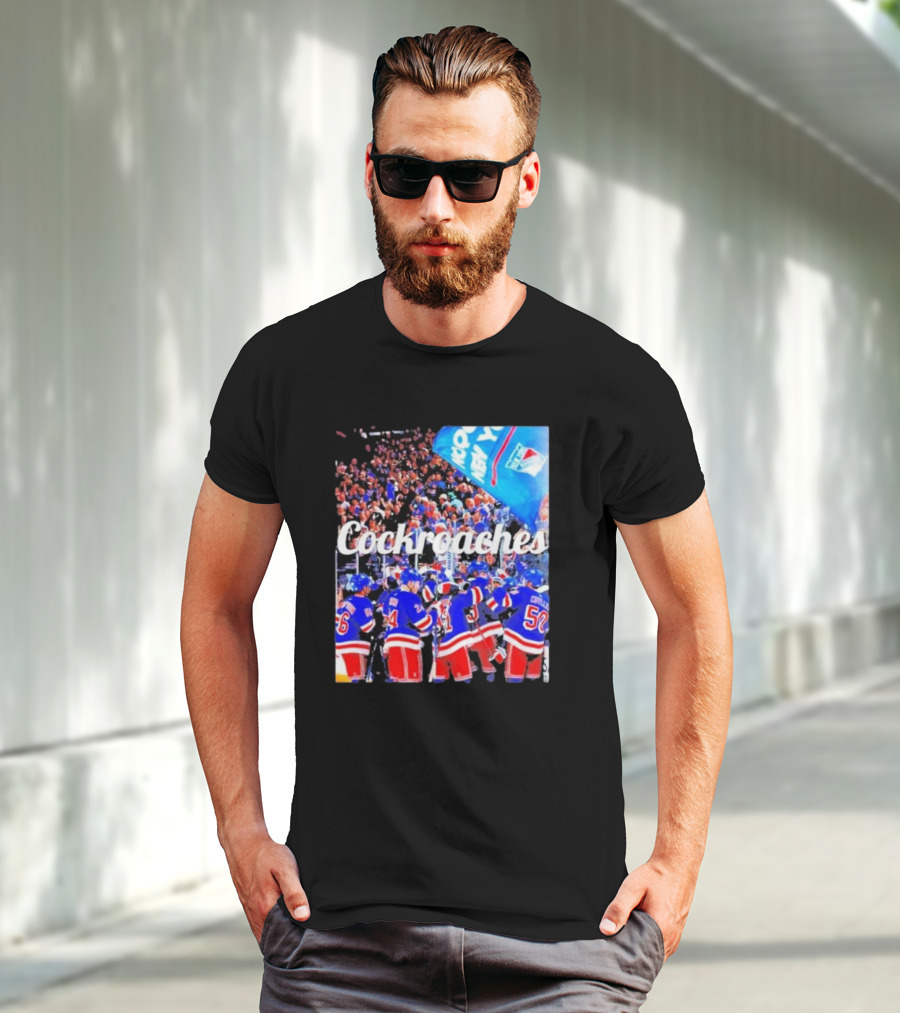 New York Rangers Cockroaches Fans Hockey Team T-Shirt