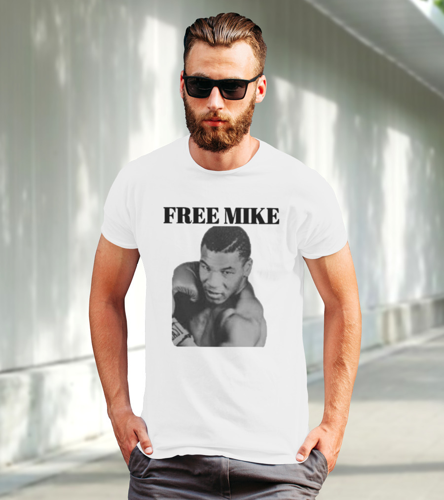 Free Mike Tyson Boxing Legend Image T-Shirt