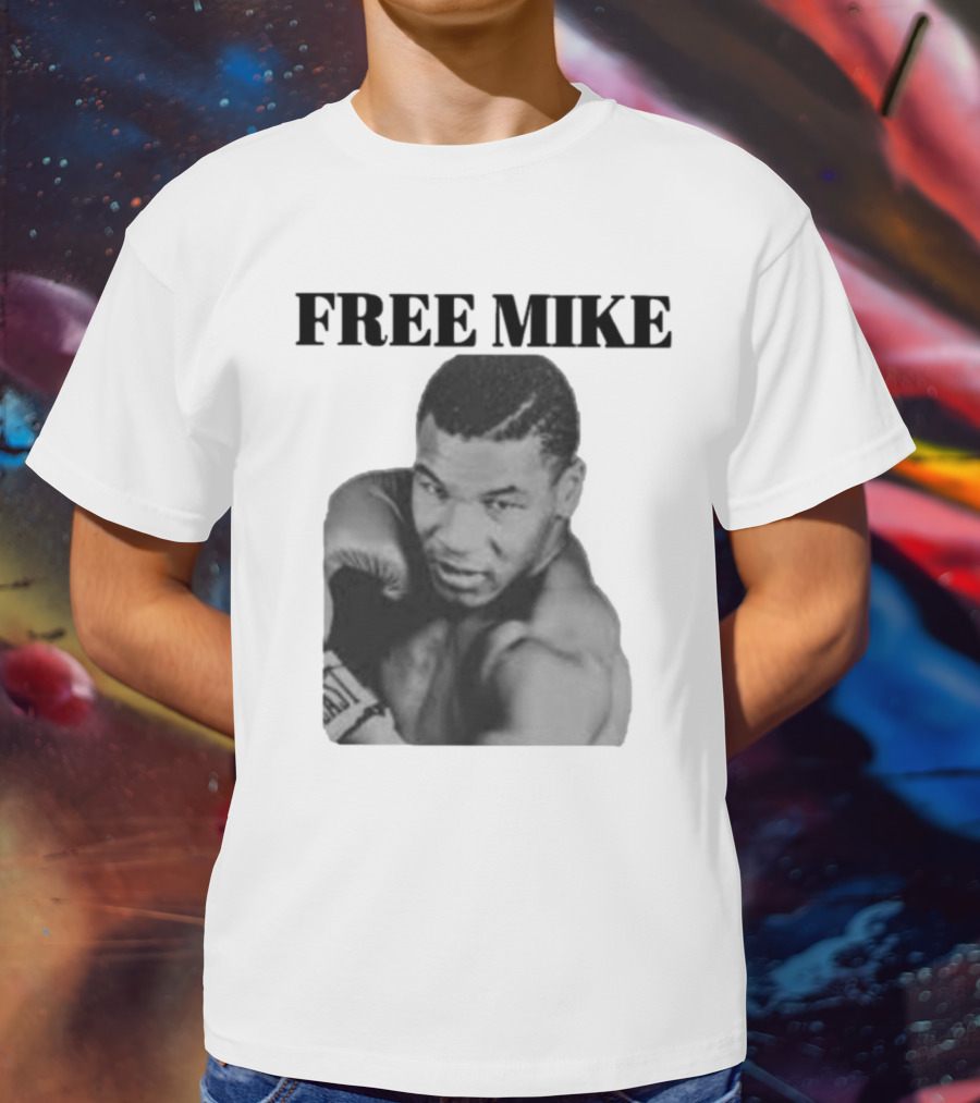 Free Mike Tyson Boxing Legend Image T-Shirt