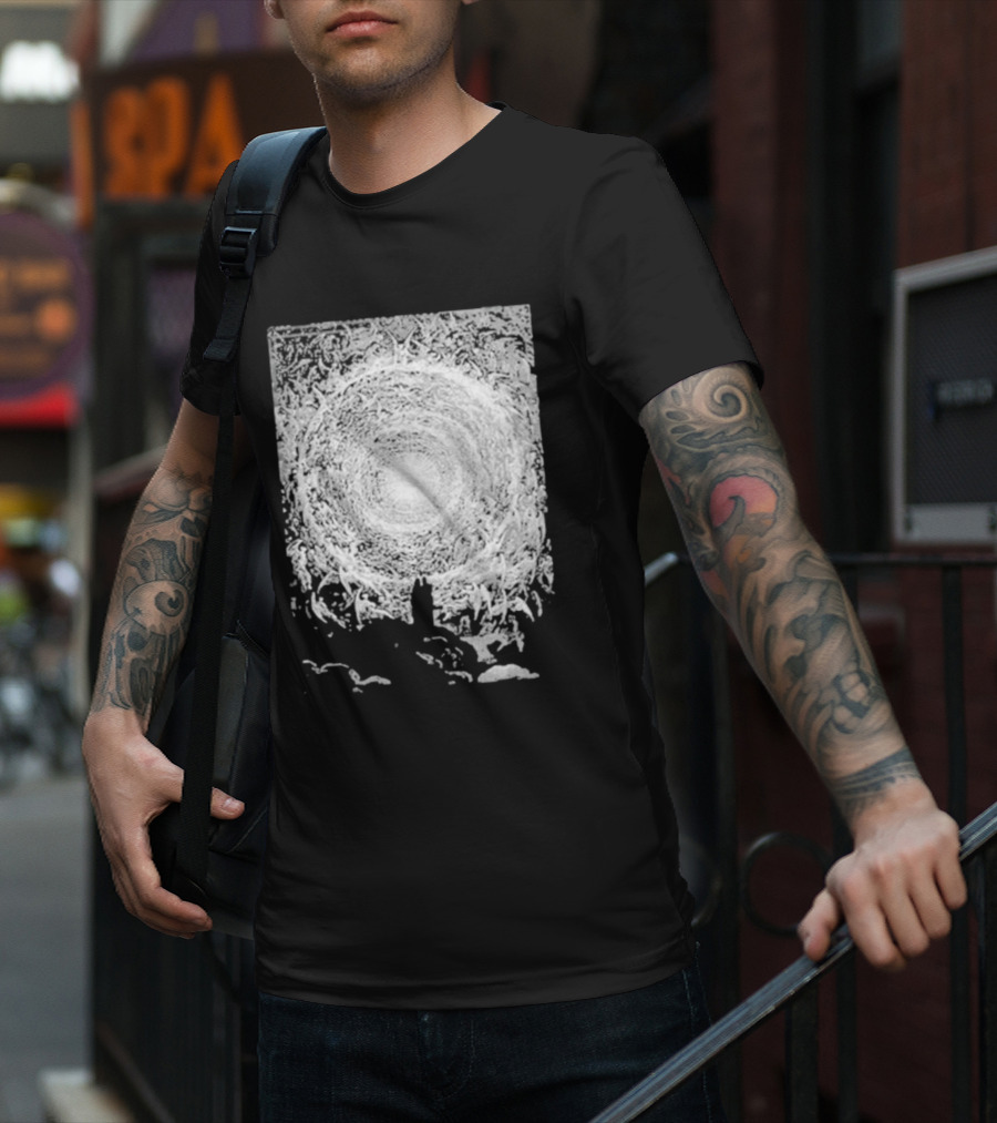 Zheani Worship The Spiritual Meat Grinder Celestial Swirling Vortex T-Shirt