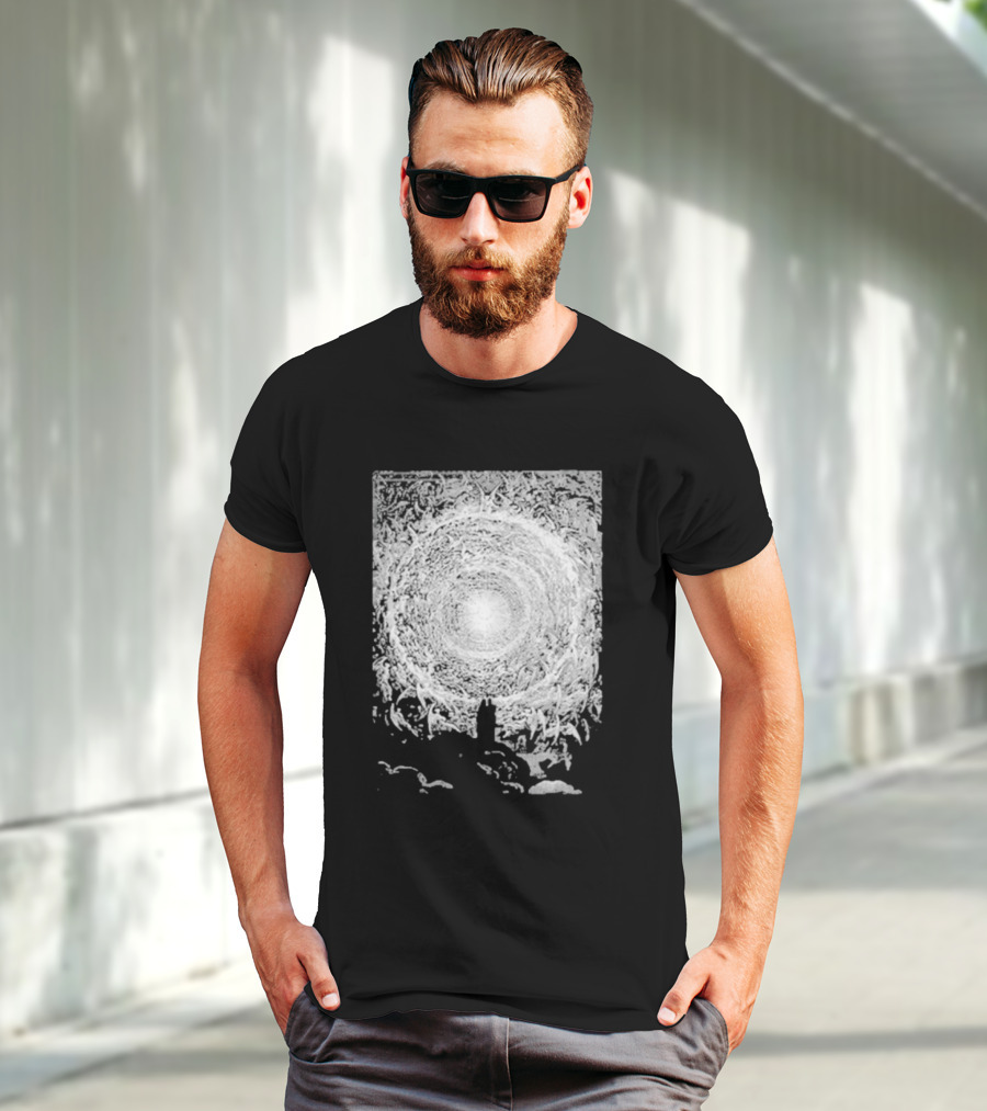 Zheani Worship The Spiritual Meat Grinder Celestial Swirling Vortex T-Shirt