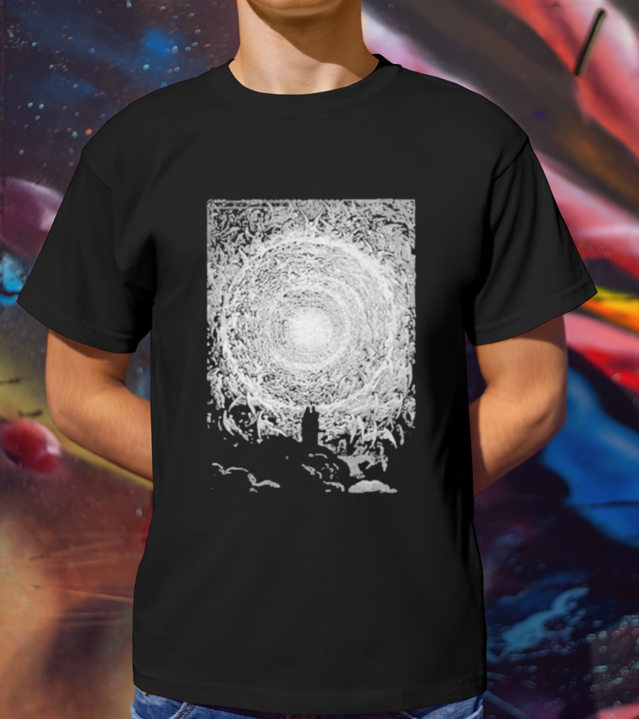 Zheani Worship The Spiritual Meat Grinder Celestial Swirling Vortex T-Shirt