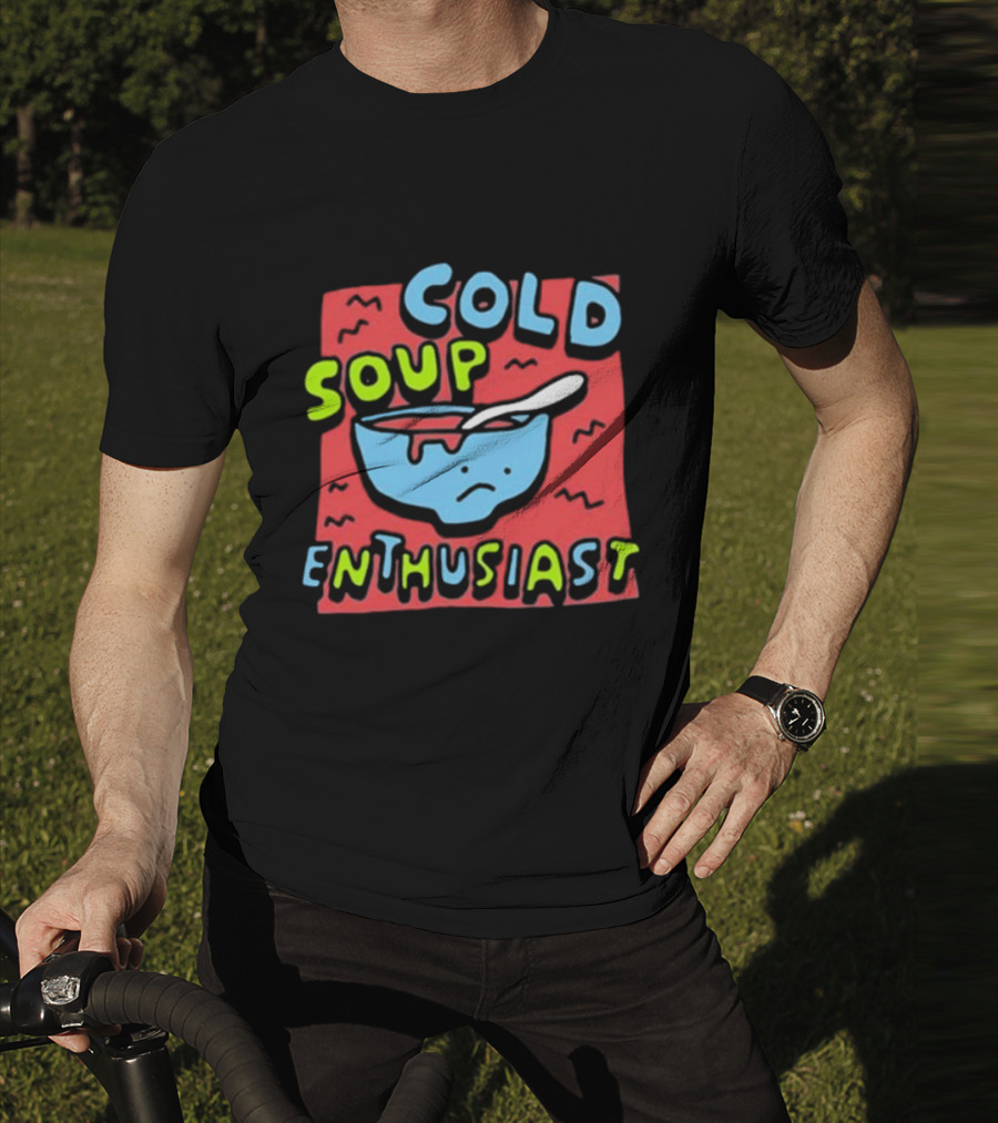 Zoe Bread Cold Soup Enthusiast Retro Gazpacho Vibes T-Shirt