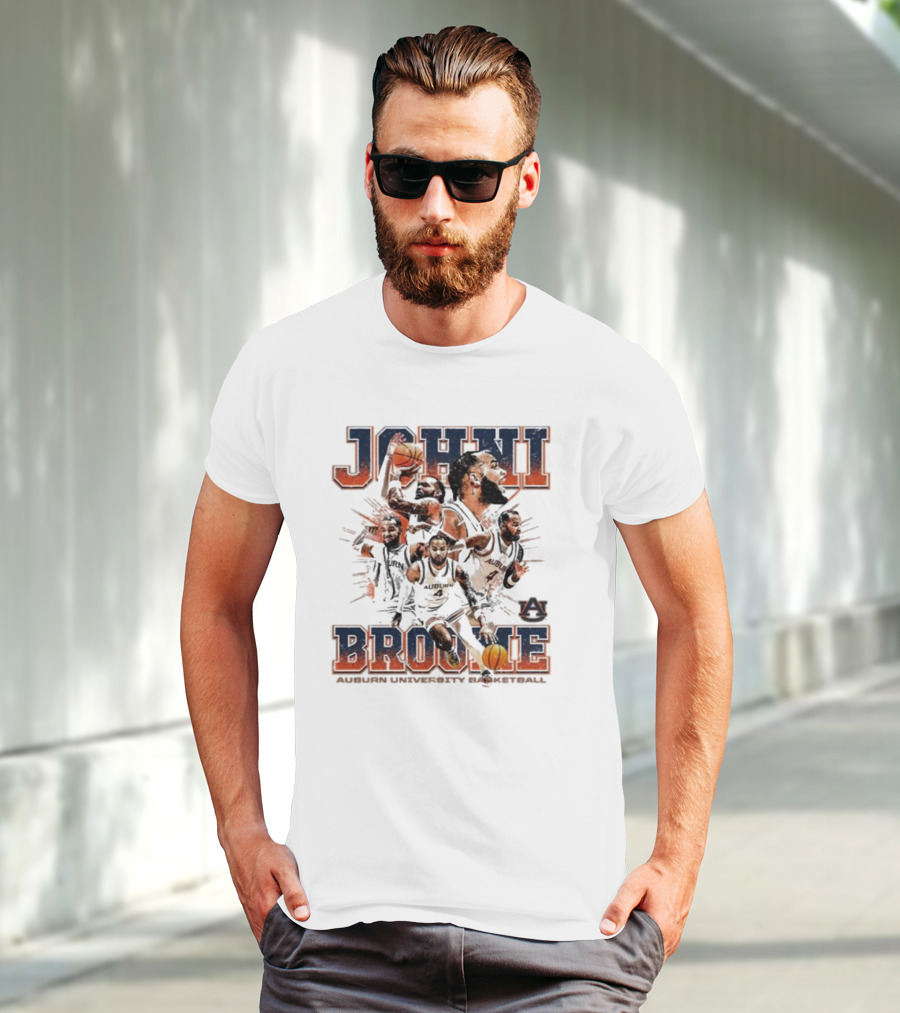 Johni Broome Auburn University Basketball T-Shirt