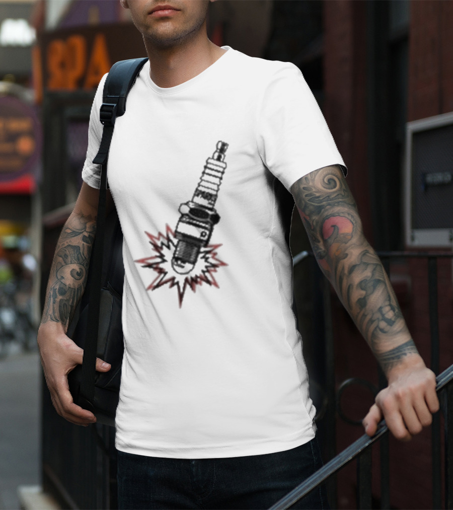 Sparks Plug Ignition Flash T-Shirt