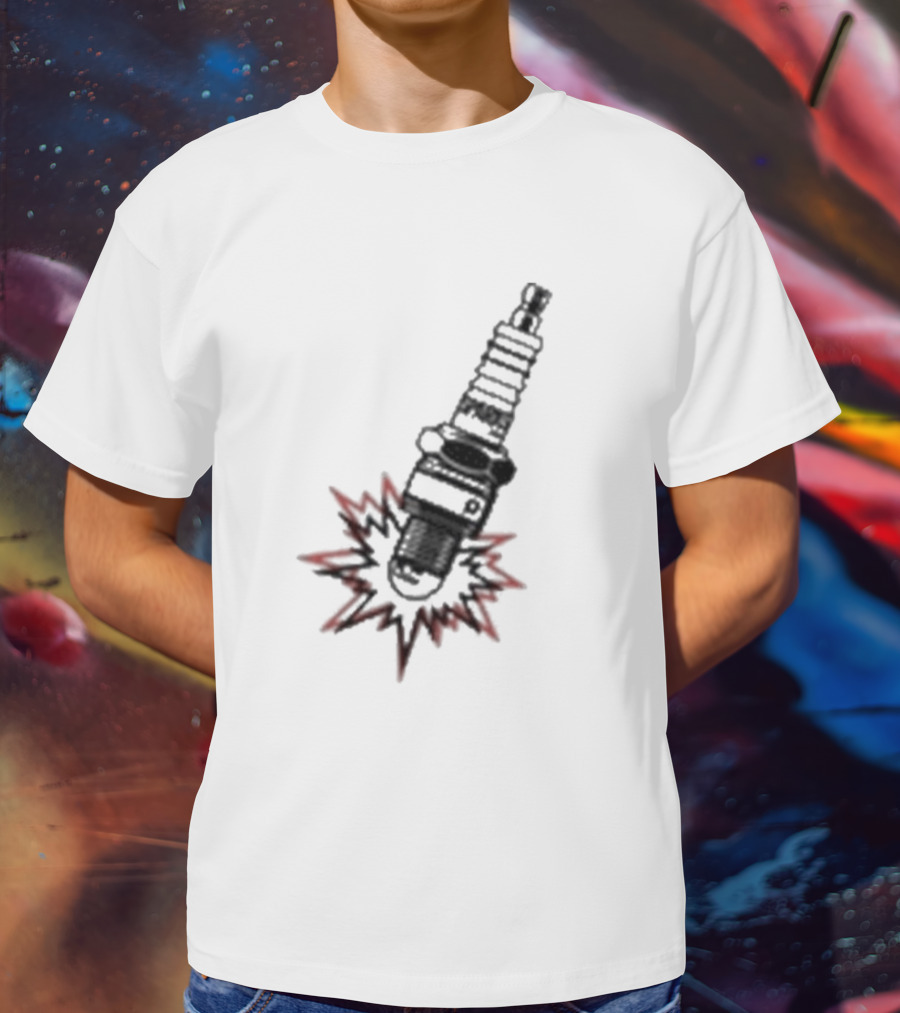 Sparks Plug Ignition Flash T-Shirt