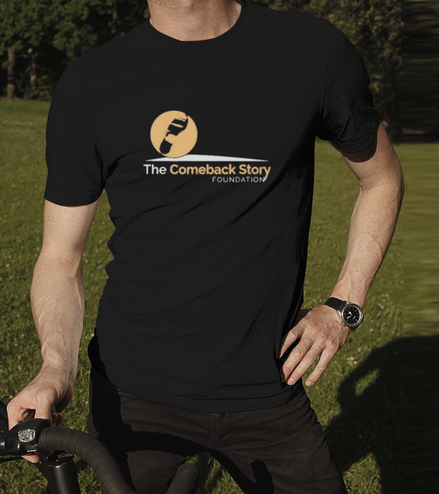 The Comeback Story Foundation Logo With Stomp Icon And Arc T-Shirt