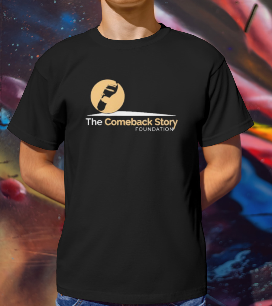 The Comeback Story Foundation Logo With Stomp Icon And Arc T-Shirt