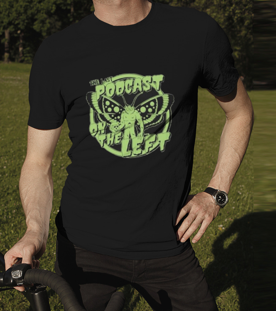 The Last Podcast On The Left Mothman Neon T-Shirt