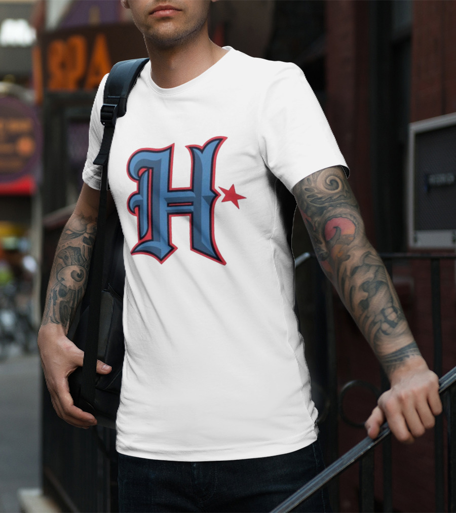 Houston Texans H Logo With Star T-Shirt